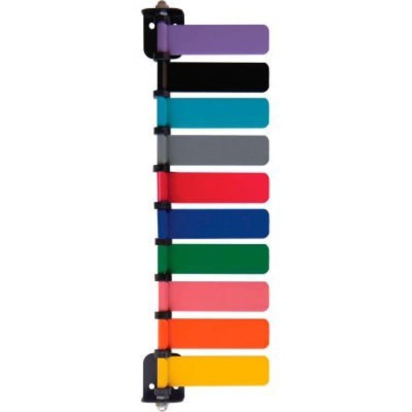 Omnimed. Omnimed 10-Flag Room ID System, 4inL Aluminum Flags, 1/PK 291840